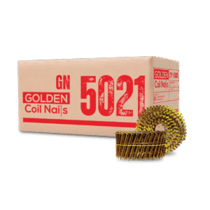 <span style="text-transform: none !important; display: inline;">Paku Tembak Polos Isi 15.000 Ukuran 50mm x 2.1mm (GN 5021) Golden Coil Nails</span>