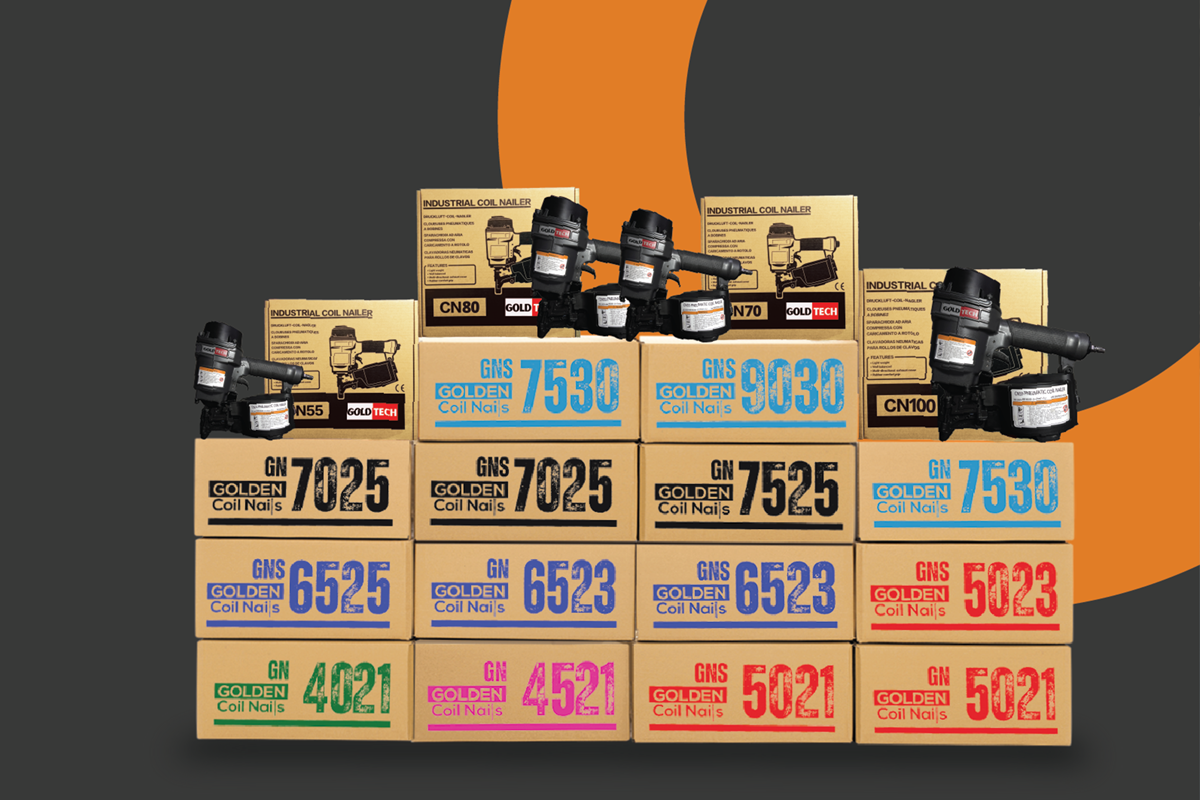 <span style="text-transform: none !important; display: inline;">Golden Coil Nails, Paku Tembak Pertama Buatan Indonesia</span>