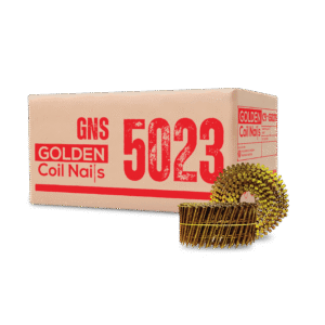 <span style="text-transform: none !important; display: inline;">Paku Tembak Ulir Ukuran 50mm x 2.3mm (GNS 5023) Golden Coil Nails</span>
